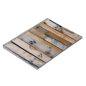 Braune Holzwand Notizblock (Linke Seite)
