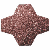 Braune Imitate Glitzer Glitzern Fußball (Flach)