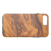 Braune Imitate Holztextur Modernes Design Case-Mate iPhone Hülle (Rückseite (Horizontal))