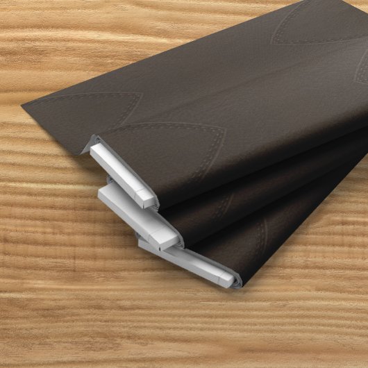 Braune Imitate Leder Upholsterie Stoff