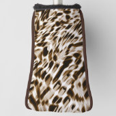 Braune, in Bewegung befindliche Löcher, dunkel und Golf Headcover (Rotieren 90)