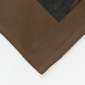 braune Instagram-Bilder, benutzerdefinierte Collag Fleecedecke (Ecke)