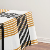 Braune Karierte Karo-Muster Tischdecke (Beispiel)