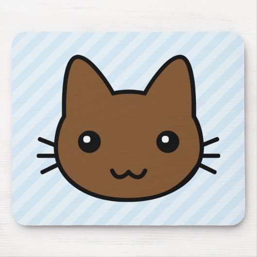 braune Katze Mousepad (Vorne)