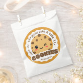 Braune Kekse & süßes Geschäft Geschenktütchen (Ausgeschnitten)