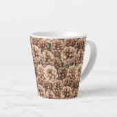 Braune Kiefernzapfen   Milchtasse (Rechte Ecke)