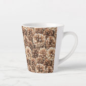 Braune Kiefernzapfen   Milchtasse (Rechts)