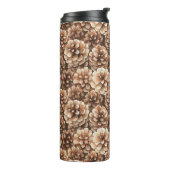 Braune Kiefernzapfen   Thermosbecher (Nach links gedreht)