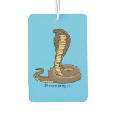 Braune Kobra Autolufterfrischer (Rückseite)