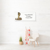 Braune Kobra Banner (Insitu)