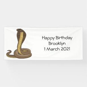 Braune Kobra Banner