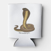 Braune Kobra Dosenkühler (Vorderseite)