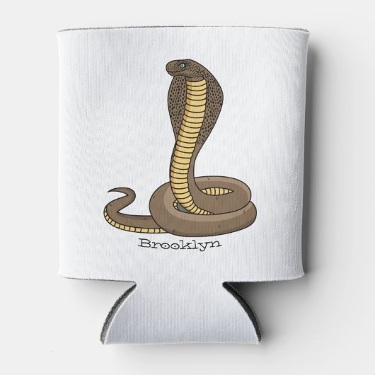 Braune Kobra Dosenkühler (Vorderseite)