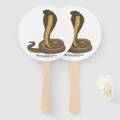 Braune Kobra Fächer (Vorne und Hinten)