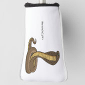 Braune Kobra Golf Headcover (Rotieren 90)