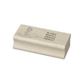 Braune Kobra Gummistempel (Stempel)