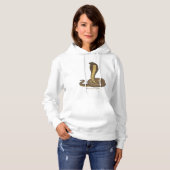 Braune Kobra Hoodie (Vorne ganz)