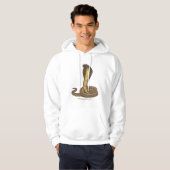 Braune Kobra Hoodie (Vorne ganz)