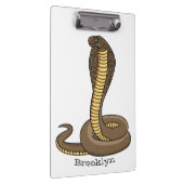 Braune Kobra Klemmbrett (Rechts)