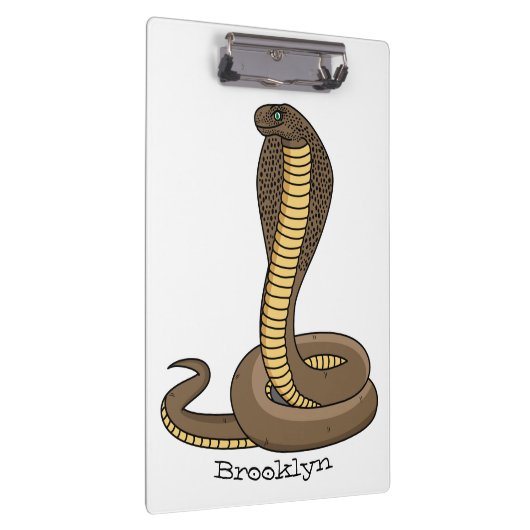 Braune Kobra Klemmbrett (Rechts)