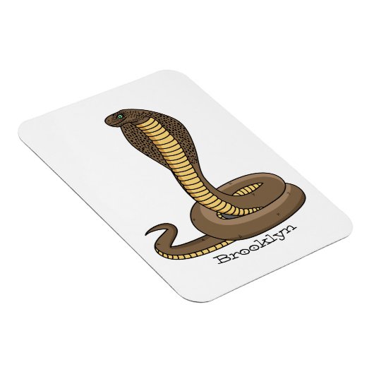 Braune Kobra Magnet (Rechte Seite)