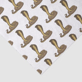 Braune Kobra Seidenpapier (Ausschnitt)