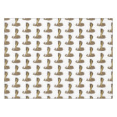 Braune Kobra Tischdecke (Vorderseite (Horizontal))