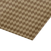 Braune Kombination Diamantmuster von STaylor Schneidebrett (Ecke)