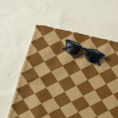 Braune Kombination Diamantmuster von STaylor Strandtuch (Beispiel)