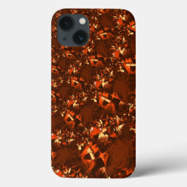 Braune Koralle, mit Prägung Case-Mate iPhone Hülle