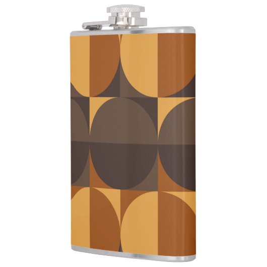 Braune Kreise Flachmann (Links)