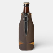 Braune Kreise Flaschenkühler (Flasche Rückseite)