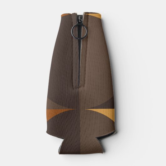 Braune Kreise Flaschenkühler (Rückseite)