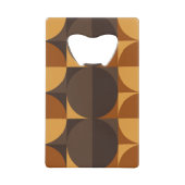 Braune Kreise Geldbeutel Flaschenöffner (Vorderseite)