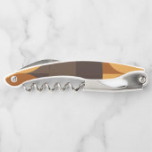 Braune Kreise Kellnermesser (Rückseite)