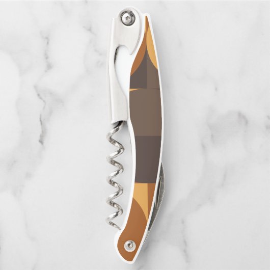 Braune Kreise Kellnermesser (Vorderseite)