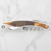 Braune Kreise Kellnermesser (Vorderseite)