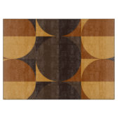 Braune Kreise Schneidebrett (Vorderseite)