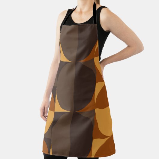 Braune Kreise Schürze (InSitu)