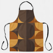 Braune Kreise Schürze (Vorderseite)
