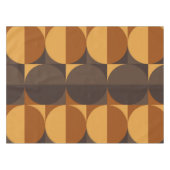 Braune Kreise Tischdecke (Vorderseite (Horizontal))