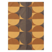 Braune Kreise Tischdecke (Vorderseite)