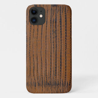 Braune Krokodilleder Print Case-Mate iPhone Hülle