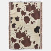 Braune Kuh Decke (Vorderseite Vertikal)