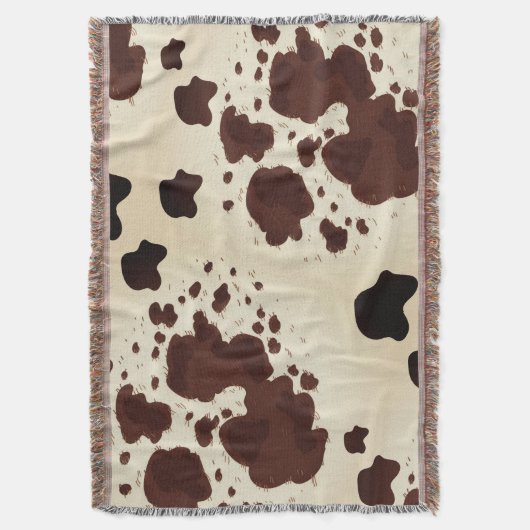 Braune Kuh Decke (Vorderseite Vertikal)
