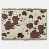 Braune Kuh Decke (Vorderseite)