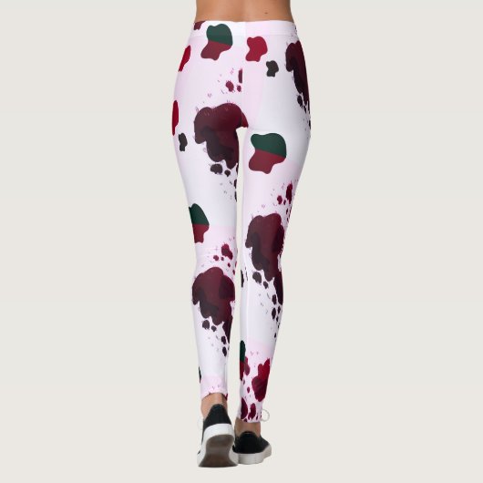 Braune Kuh Leggings (Rückseite)