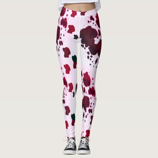Braune Kuh Leggings (Vorderseite)