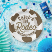 Braune Kuh Print Country Western Rodeo Party Pappteller (Party)