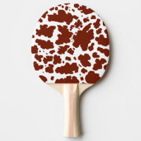 Braune Kuh Spots Print Cowboy Bauer